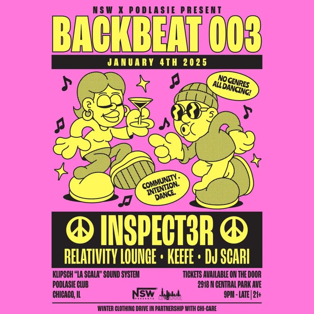 Backbeat 003 event flyer