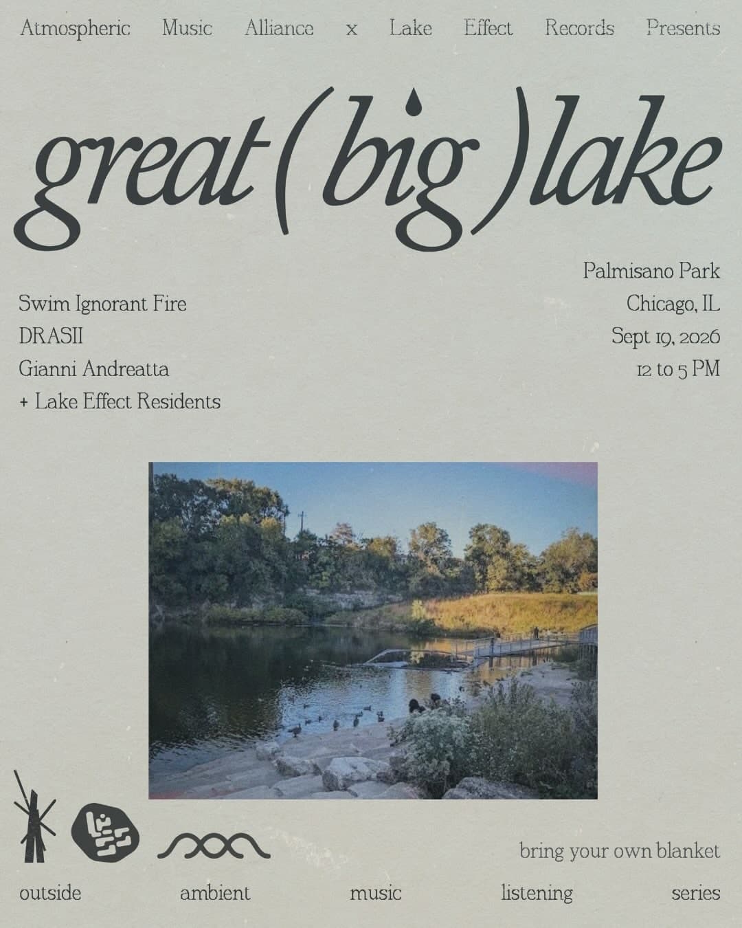 great (big) lake event flyer