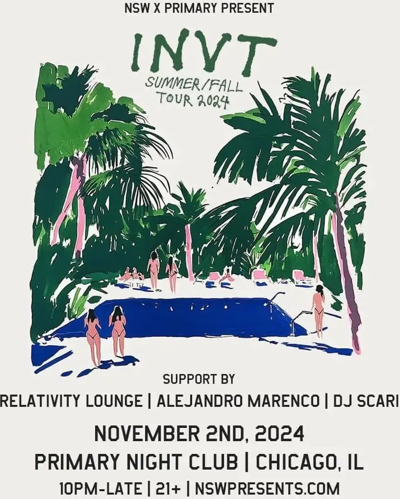 INVT, Summer/Fall Tour 2024 event flyer