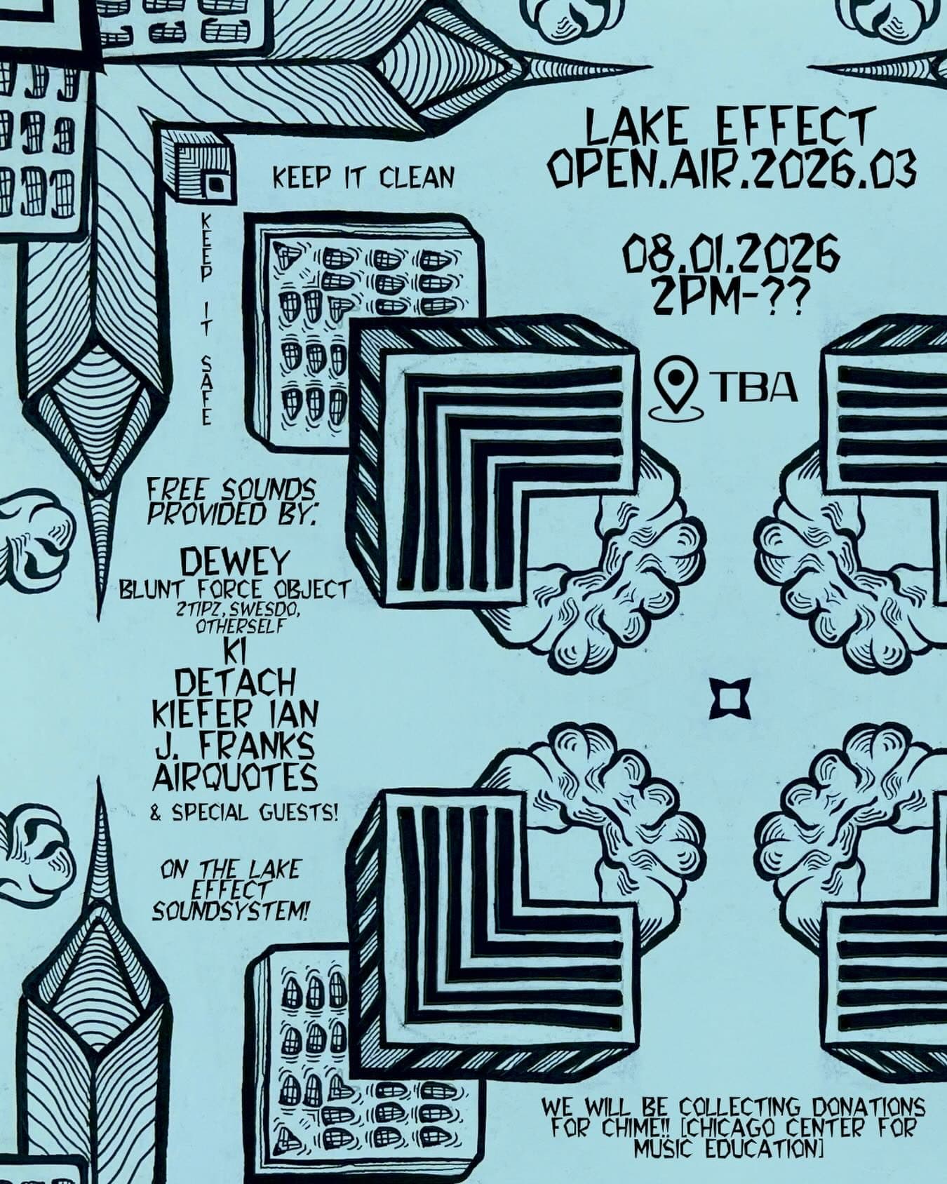 Lake Effect Open Air 2026.03 event flyer