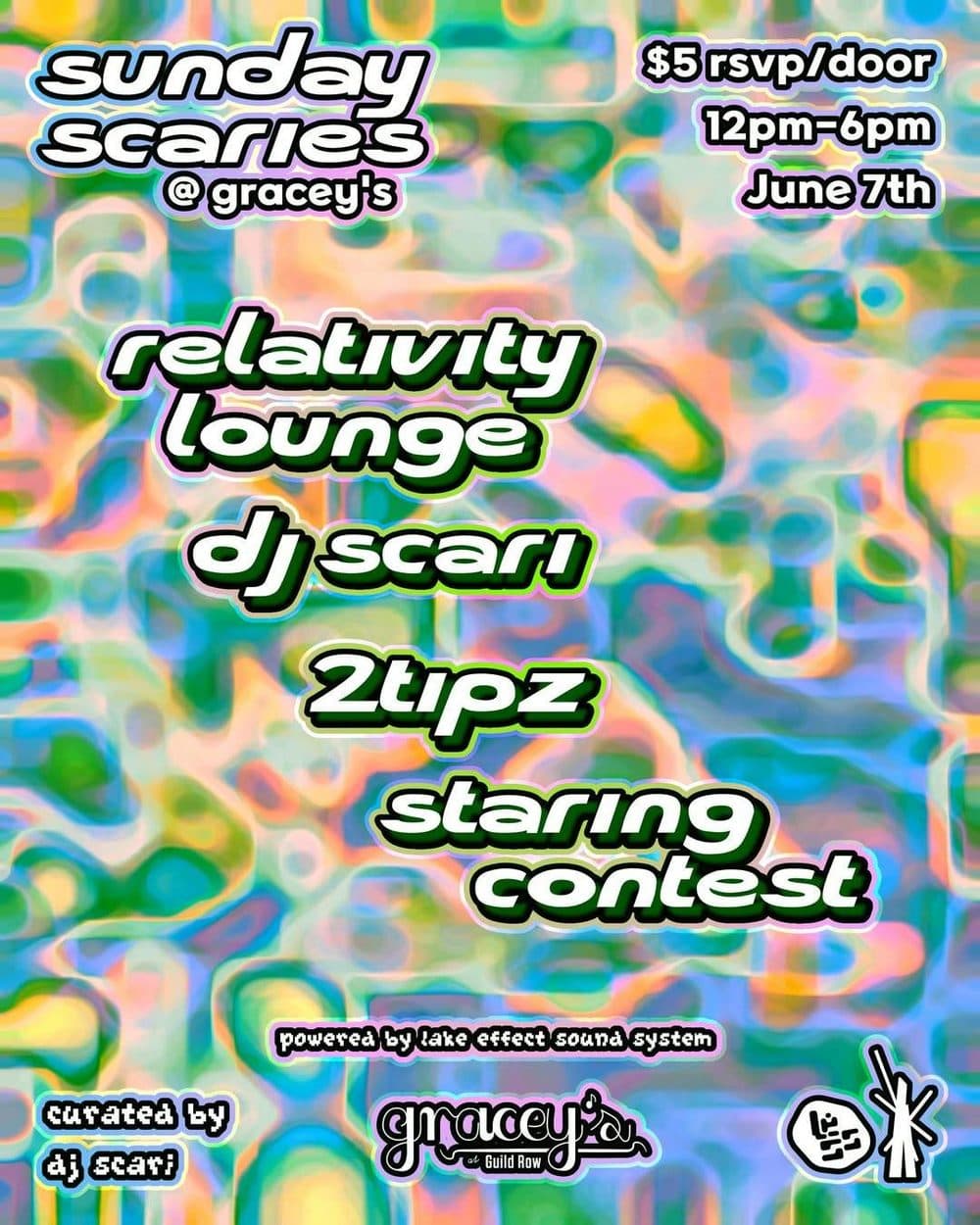 Sunday Scaries @ Gracey's: Staring Contest event flyer