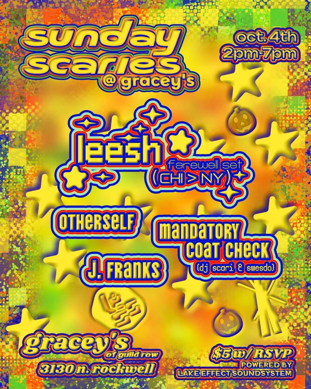 Sunday Scaries @ Gracey's event flyer