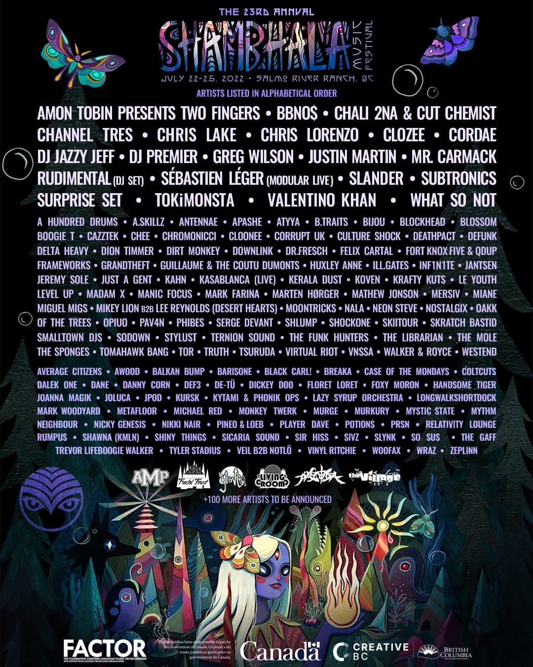 Shambhala Music Festival flyer